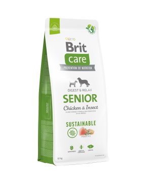 Karma sucha dla psa Brit Care Sustainable Senior chicken insect 12kg