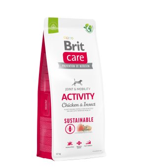Karma sucha dla psa Brit Care SUSTAINABLE ACTIVITY CHICKEN INSECT 12KG 