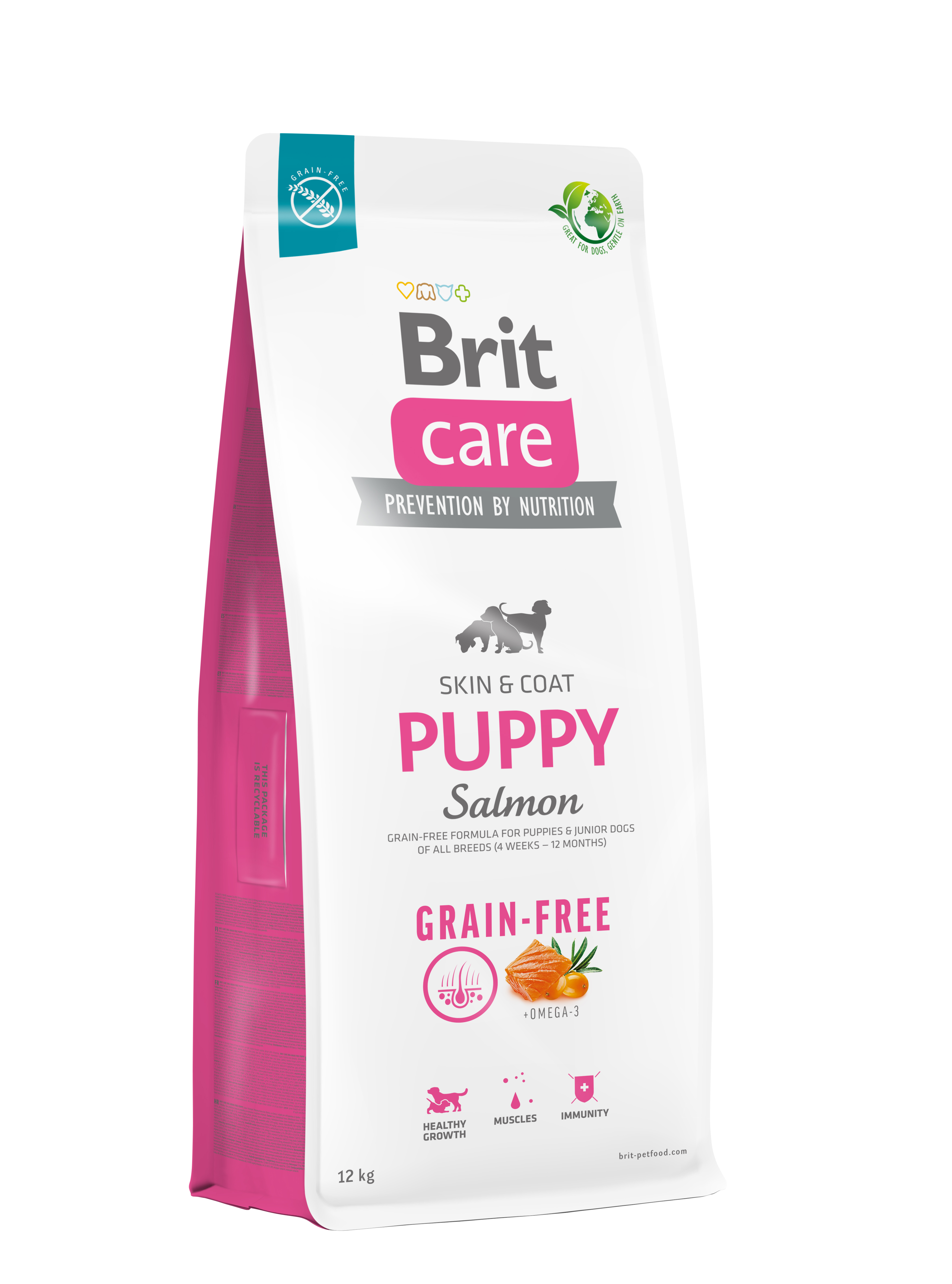 Karma sucha dla psa Brit Care GF Puppy All Salmon  12kg 