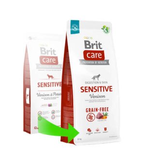 Karma sucha dla psa Brit Care GF Sensitive Venision Digestive & Skin 12kg