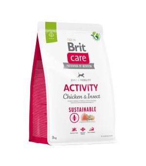 Karma sucha dla psa Brit Care SUSTAINABLE ACTIVITY CHICKEN INSECT 3KG 