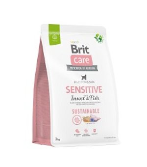 Karma sucha dla psa Brit Care Sustainable SENSITIVE Insect & Fish 3kg 