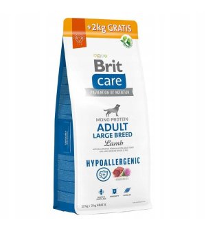 Karma sucha dla psa Brit Care Hypoallergenic Adult Large Breed Lamb 12kg + 2kg GRATIS
