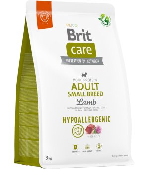 Karma sucha dla psa Brit Care Hypoallergenic Adult Small lamb 3kg