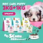 3kg+1kg - Chicken Insect - Puppy - Brit Care Sustainable - szczeniak - karma dla szczeniąt kurczak z insektami