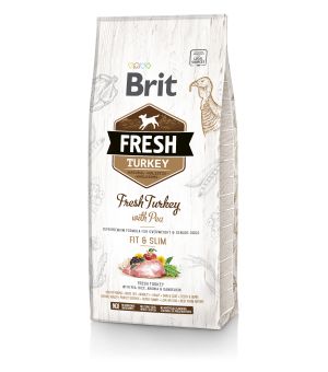 Karma sucha dla psa Brit FRESH Turkey Pea Light  Adult 12kg 