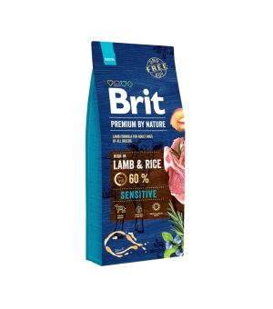 Karma sucha dla psa Brit Premium By Nature Sensitive Lamb 15kg