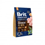 Karma sucha dla psa Brit Premium By Nature Adult M 3kg