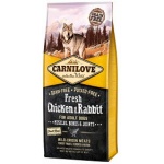 Karma sucha dla psa Carnilove Fresh Chicken Rabbit Adult  1,5kg
