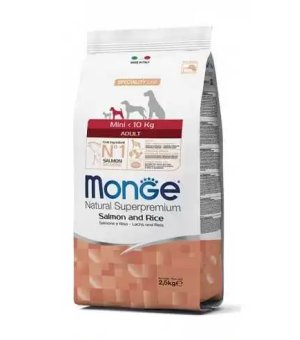 Karma Sucha dla Psa Monge Mini Adult Łosoś 2,5kg