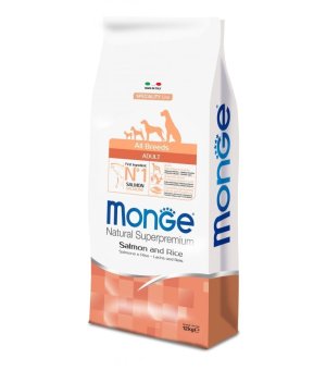 Karma Sucha dla Psa Monge Dog Speciality Adult Salmon & rice 12 kg