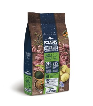 Karma Sucha dla psa Polaris Jagnięcina z Łososiem Junior Large 12kg