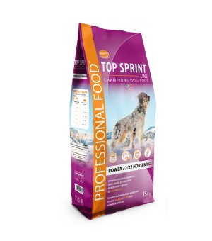 Karma sucha dla psa TOP SPRINT POWER 32/22 HORSE & RICE - konina z ryżem - 15kg