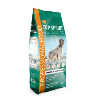 Karma sucha dla psa TOP SPRINT ENERGY 28/20 SALMON & RICE - łosoś z ryżem - 15kg