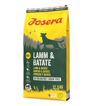 Karma sucha dla psów dorosłych Josera Lamm & Batate - Jagnięcina z Batatami 12,5kg