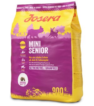 Karma sucha dla psów starszych ras małych Josera Mini Senior 900g