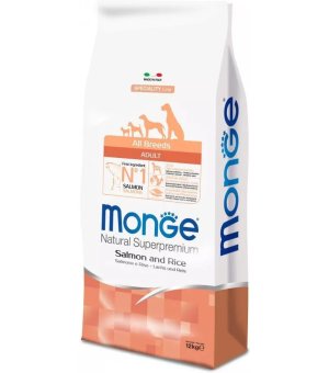 Karma Sucha dla Szczeniąt Monge Dry Dog Spec. Line - All Breeds Puppy Salmon & rice 12kg