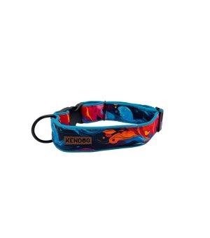 KenDog obroża handmade Impresja 2cm S - brudoodporna