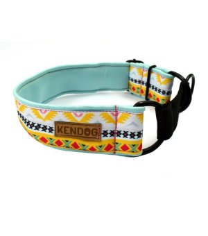 KenDog obroża półzaciskowa handmade Azteki 4cm M - brudoodporna