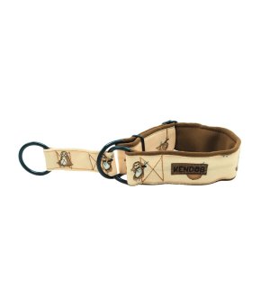 KenDog obroża półzaciskowa handmade Leniwiec 4cm M - brudoodporna