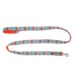 KenDog smycz przepinana handmade Lisy 2,5cm / 2m