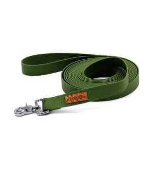 KenDog smycz treningowa PVC/TPU Khaki 25mm / 5m