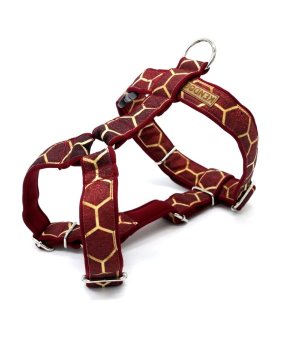 KenDog szelki guard handmade Plastry Miodu Bordo 2cm S