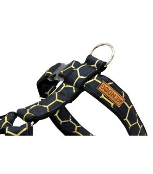 KenDog szelki guard handmade Plastry Miodu Czarne 2cm S