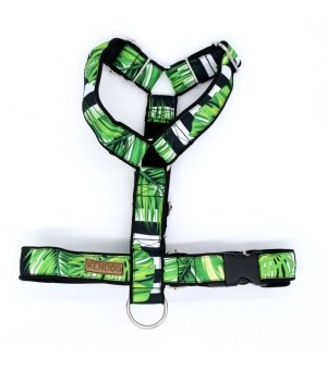 KenDog szelki guard handmade Liście Mostera 1,5cm XS