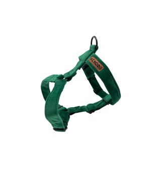 KenDog szelki guard handmade Velvet welur Green 2cm S