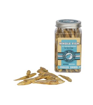 KIWI WALKER 100% Liofilizowane przysmaki Cała Ryba Stynka 60g