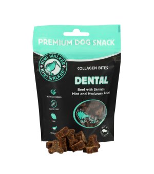 KIWI WALKER Collagen Dental Bites - miękkie kolagenowe przysmaki treningowe 77g