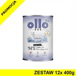 Ollo Plus Kolagen karma mokra dla psów dorosłych Jagnięcina ZESTAW 12x 400g