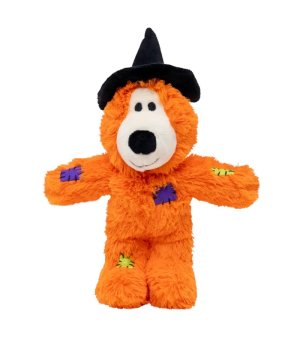 👻🕷 Kong Halloween WildKnots Witch Bear zabawka dla psa niedźwiadek-czarownica, pomarańczowa S/M