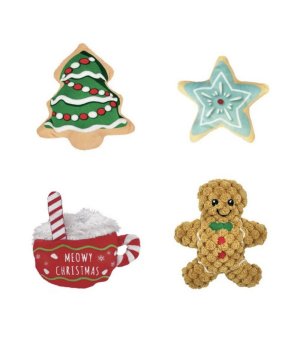 🎄🎁 Świąteczna zabawka dla kota - 1szt. - różne kształty - (super mocne) KONG