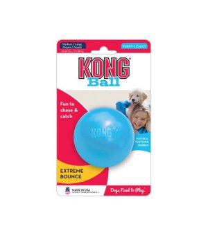Kong zabawka KPB1E Puppy Ball w/Hole M/L
