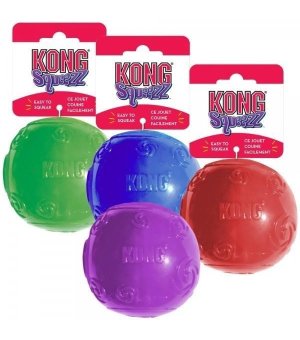 Kong zabawka piłka Squeezz Ball XL