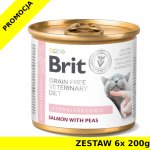 Karma mokra dla kota Brit Veterinary Diets Cat Hypoallergenic ZESTAW 6x 200g