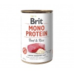 Karma mokra dla psa Brit Care Mono Protein Beef Rice zestaw 6x 400g