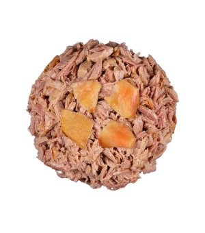 ŁAPSIE karma mokra dla kota Tuńczyk z Łososiem w bulionie 80g