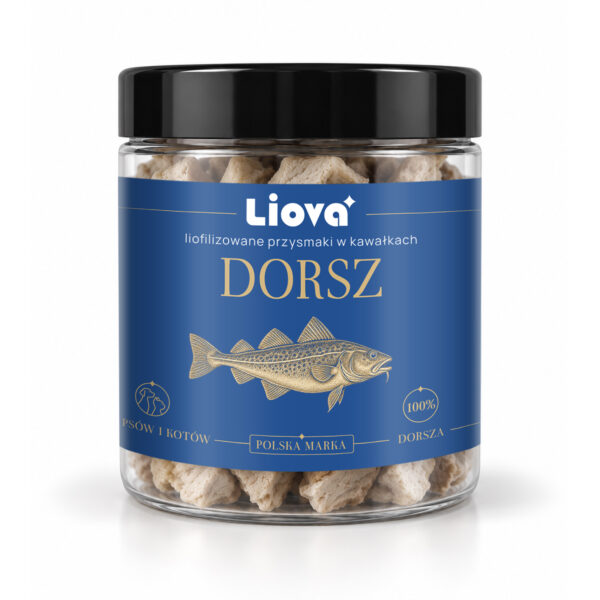 Liova Kawałki Dorsza Liofilizowane 40g