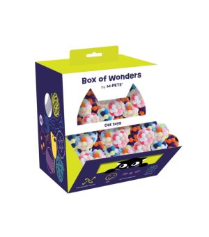 M-PETS  Bubble Ball - Piłeczka bąbelkowa mięciutka dla kota mix kolorów 1szt.