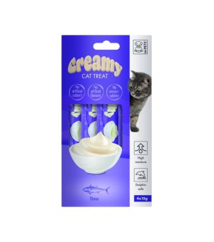M-PETS Creamy przysmaki dla kotów - Tuńczyk 4x15g