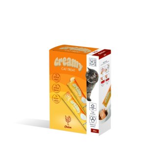 M-PETS Creamy przysmaki dla kotów - Kurczak 25x15g