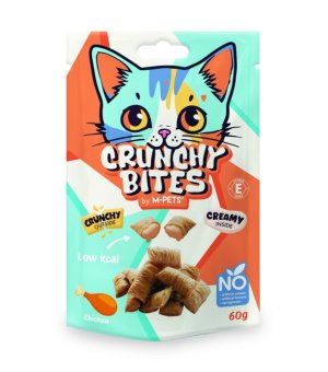 M-PETS Crunchy Bites Kurczak - przysmaki dla kotów 60g