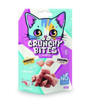 M-PETS Crunchy Bites Owoce Morza - przysmaki dla kotów 60g