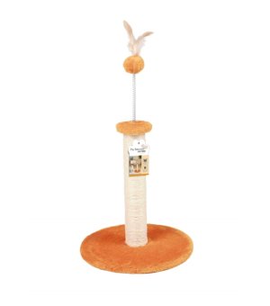 M-PETS Drapak MY FIRST CAT TREE pióro pomarańczowy