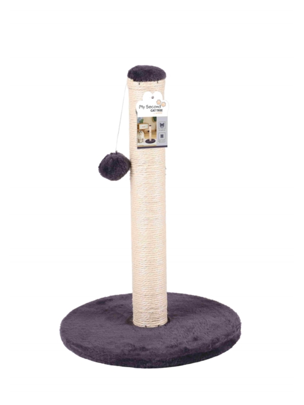 M-PETS Drapak MY FIRST CAT TREE pompon grafitowy