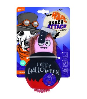 👻🕷 M-PETS Halloween Snack Attack Cauldron - zabawka na przysmaki 21cm