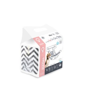 M-PETS Pieluchy dla suczek rozm. M 10szt/op.